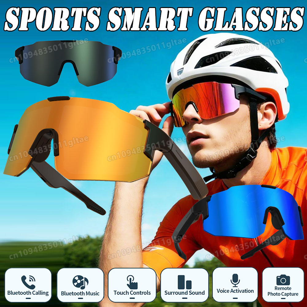 Outdoor Sport Glasses - Cycling Smart Glasses Camera Bluetooth Call