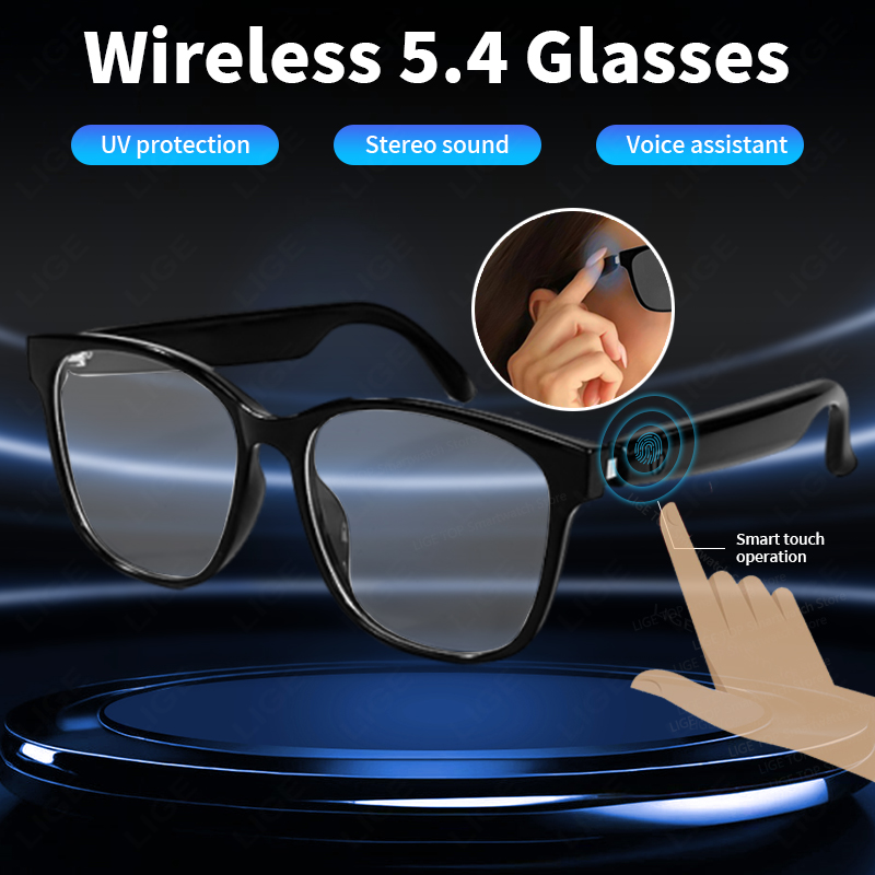 Outdoor Sport Glasses - LIGE High Tech intelligent Glasses Wireless