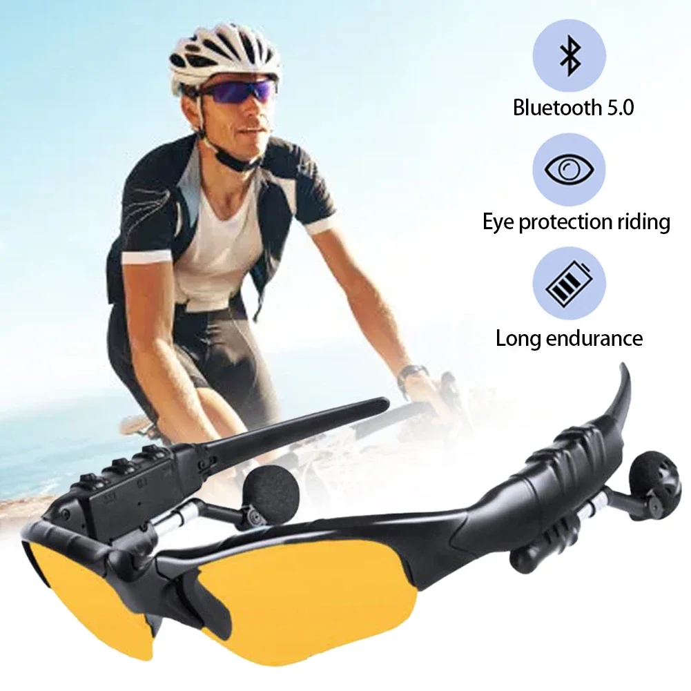 5.0 Stereo Earphones Wireless  - огляд і ціна Outdoor Sport Glasses