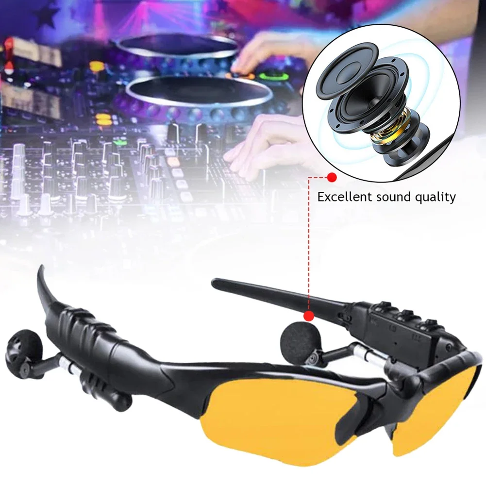 5.0 Stereo Earphones Wireless  - огляд і ціна Outdoor Sport Glasses