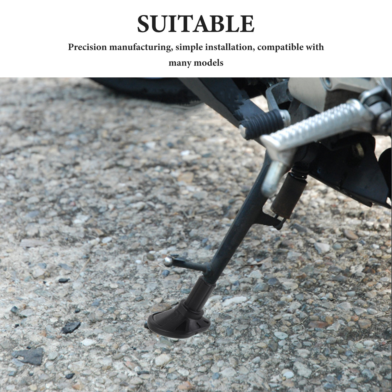 Motorcycle Kickstand Pad Stand - огляд і ціна Outdoor Sport Using A Bike