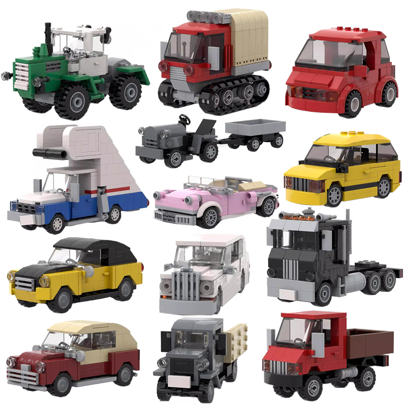 MOC City Mini Car Tractor Snow - огляд і ціна Victor Racket Jetspeed