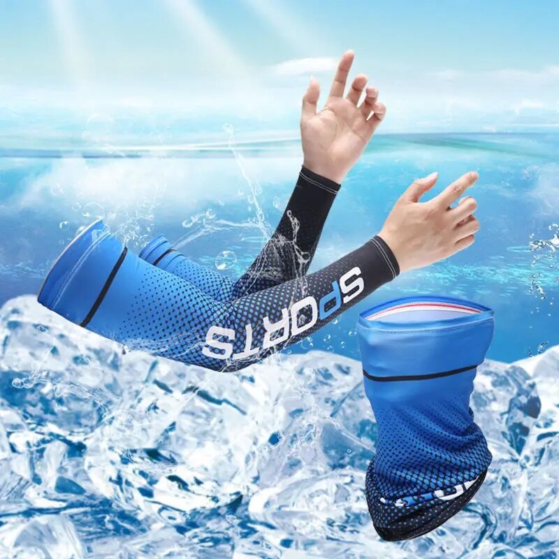2Pcs Set Sun UV Protection Lon - огляд і ціна Outdoor Sport Gloves
