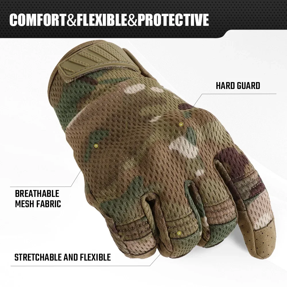 Camo Touch Screen Tactical Glo - огляд і ціна Outdoor Sport Gloves