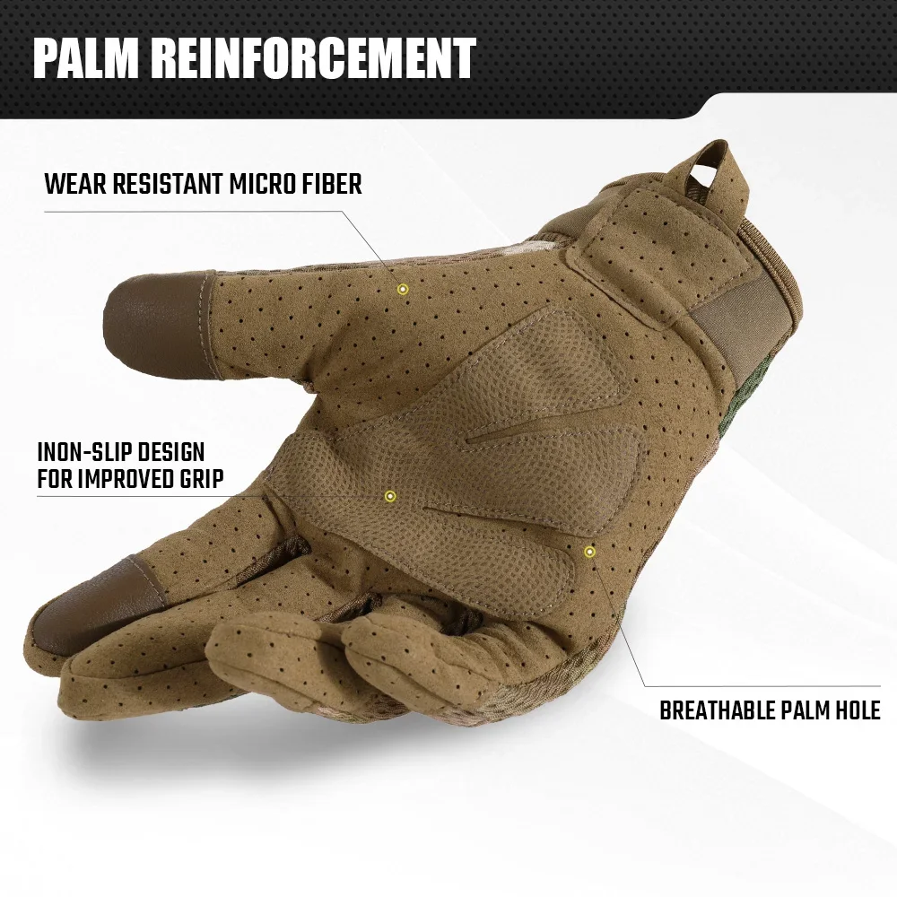 Camo Touch Screen Tactical Glo - огляд і ціна Outdoor Sport Gloves