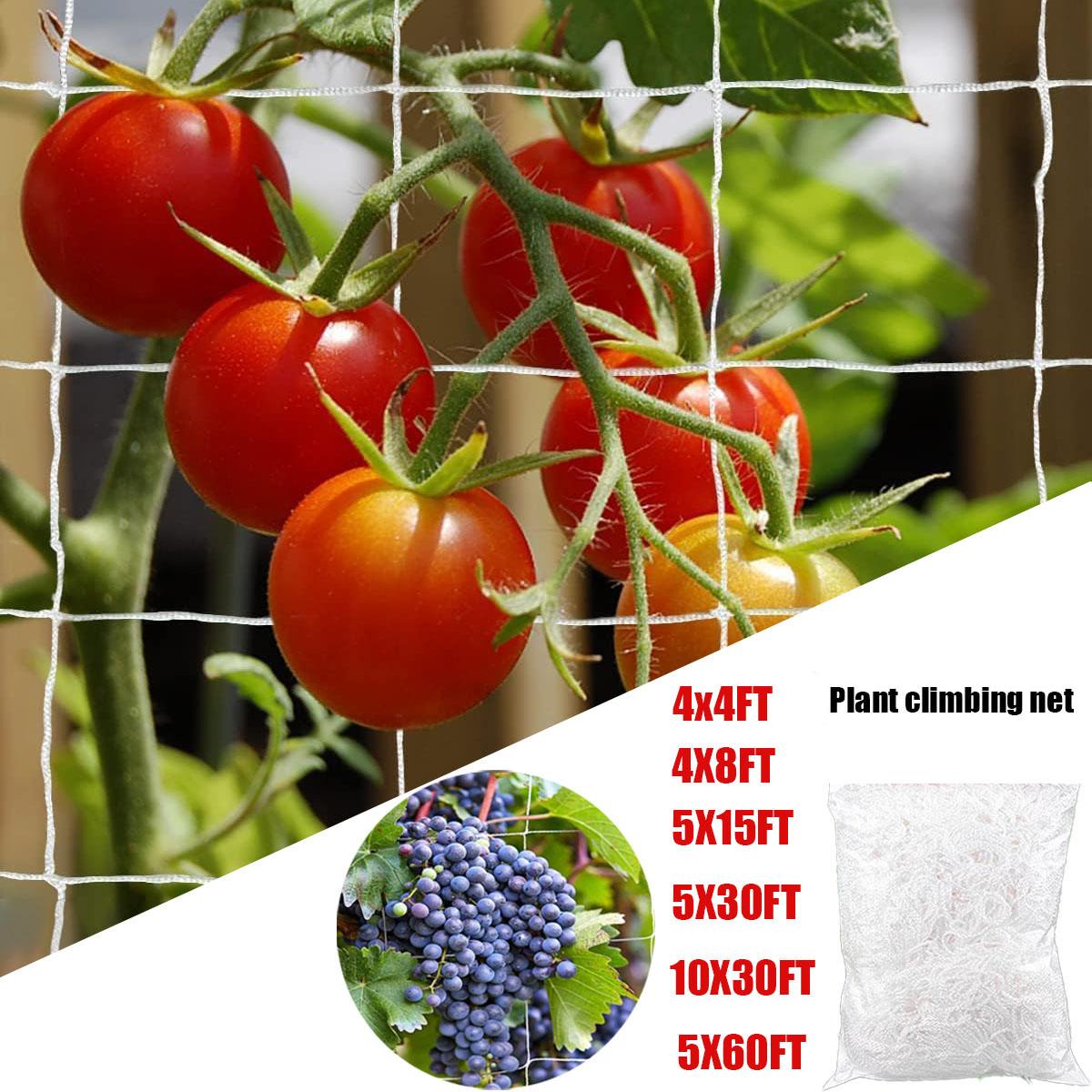 Garden Trellis Netting White A - огляд і ціна Outdoor Sports Net