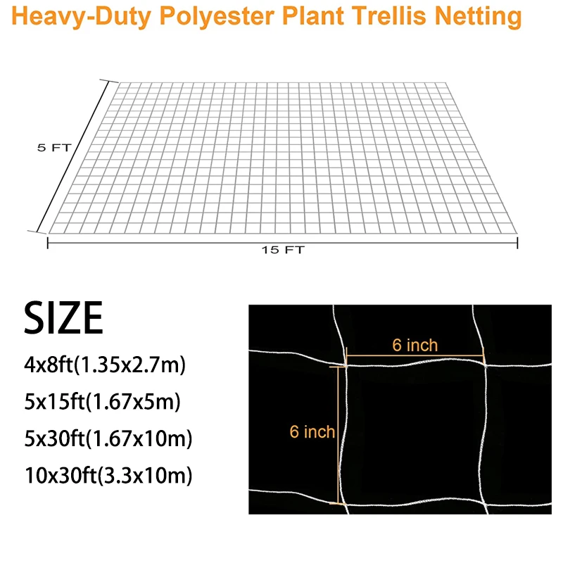 Garden Trellis Netting White A - огляд і ціна Outdoor Sports Net