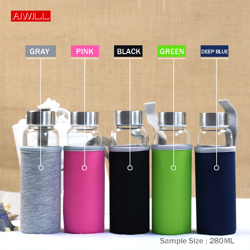 AIWILL Hot Selling Glass Sport - огляд і ціна Outdoor Sport Glass Water Bottle