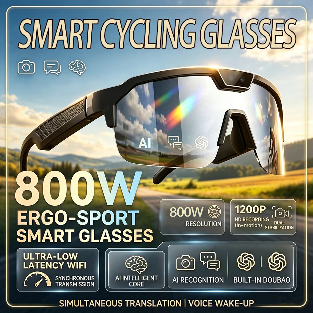 2026 Cycling Glasses with 800W - огляд і ціна Outdoor Sport Glasses