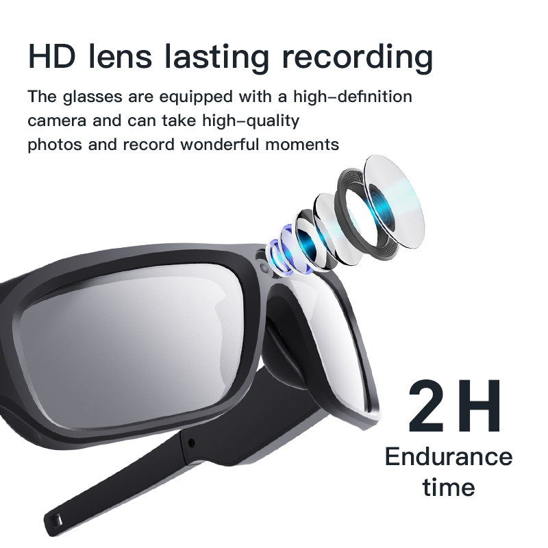 4K HD Smart Glasses Camera Min - огляд і ціна Outdoor Sport Glasses
