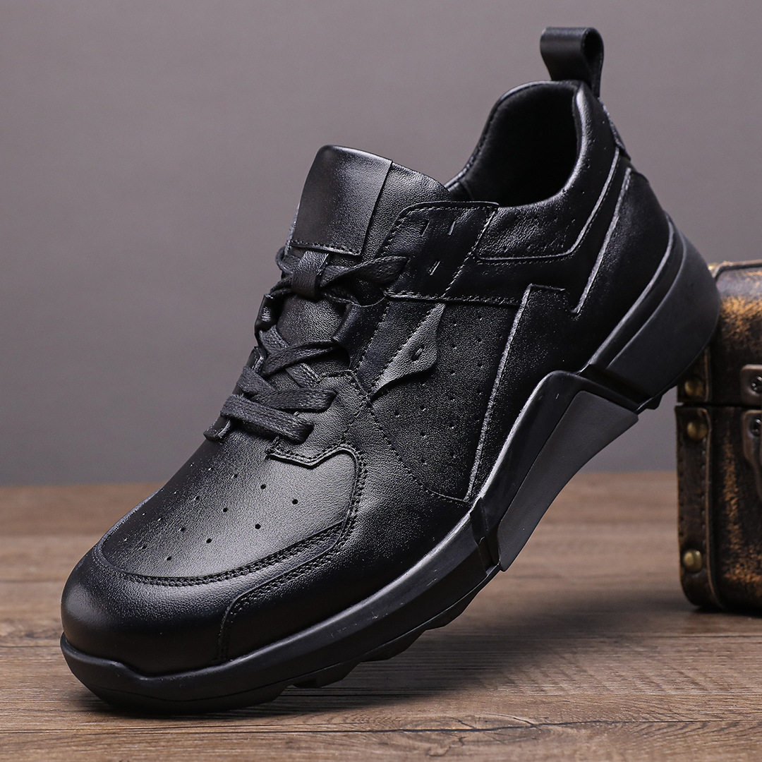 Genuine Leather Shoes Men Tren - огляд і ціна Outdoor Sport Outfit