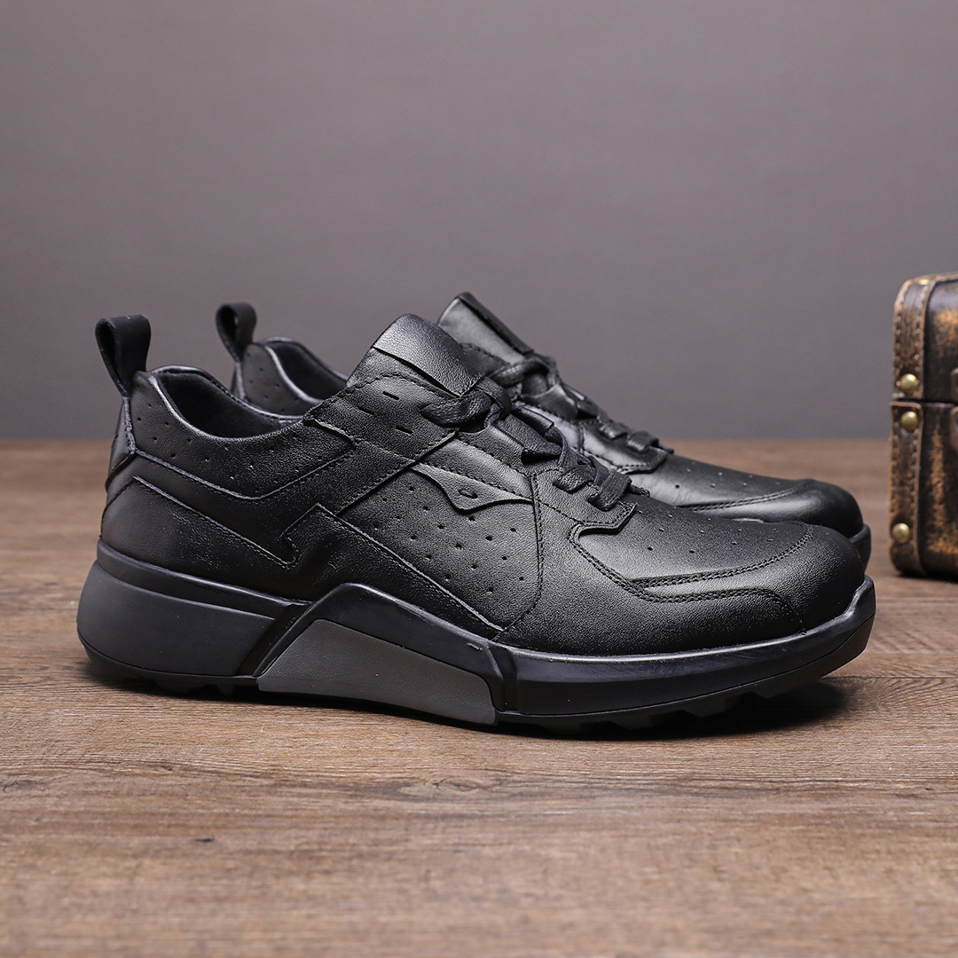 Genuine Leather Shoes Men Tren - огляд і ціна Outdoor Sport Outfit