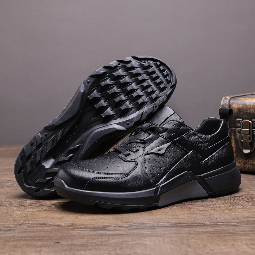 Genuine Leather Shoes Men Tren - огляд і ціна Outdoor Sport Outfit