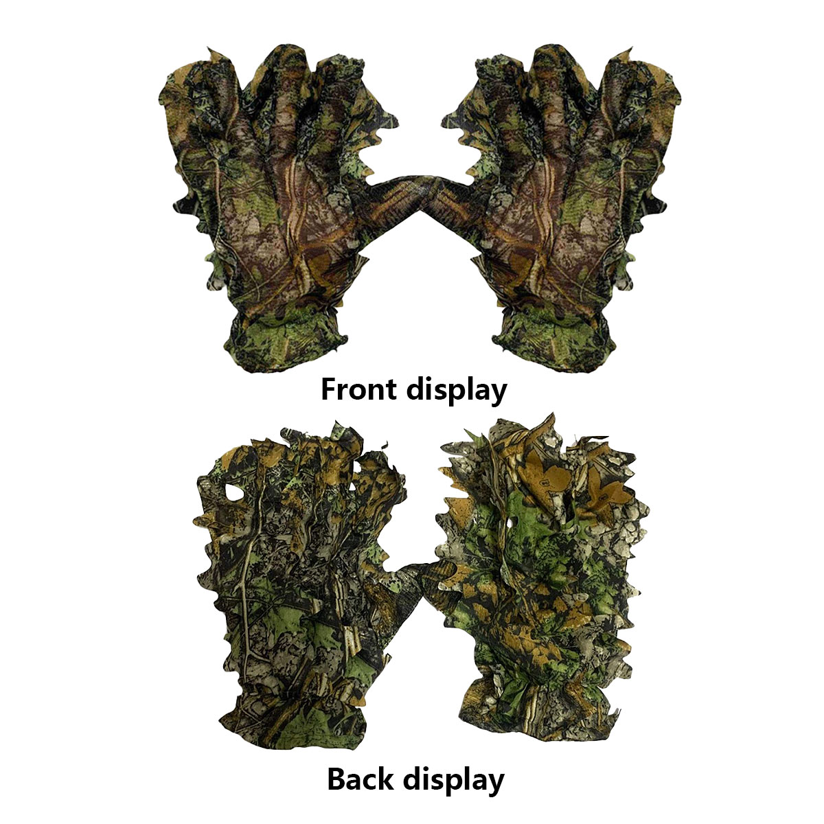 3D Camouflage Leaf Hunting Glo - огляд і ціна Outdoor Sport Gloves